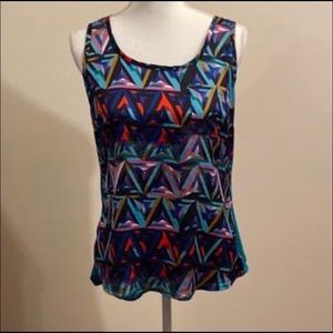 Nicole by Nicole Miller Multicolored Women’s Tank